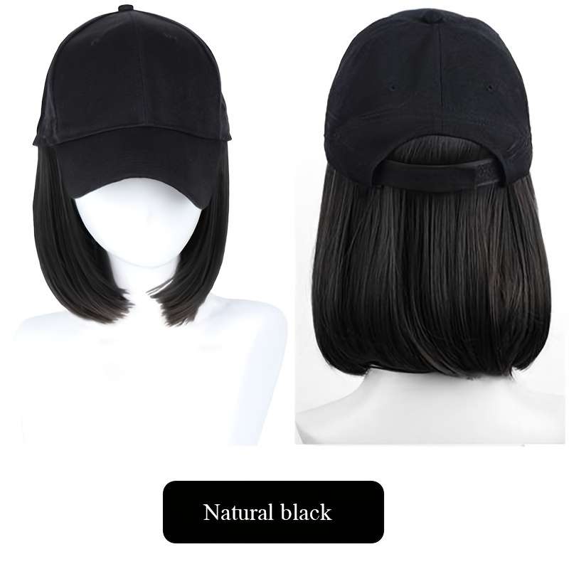 1Pc Black 20.32cm Fashion Design Wig