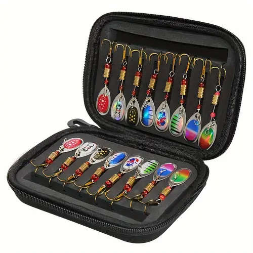16pcs of Rotating Composite Sparkle Package Package Package Package Road Sub-Composite Sparkle Bait