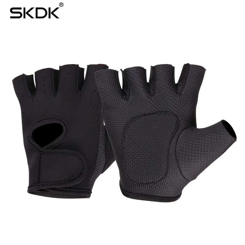1 Pair Size S Breathable Silicone Non-Slip Sports Workout Gloves Perfect for Gym Training Weightlift