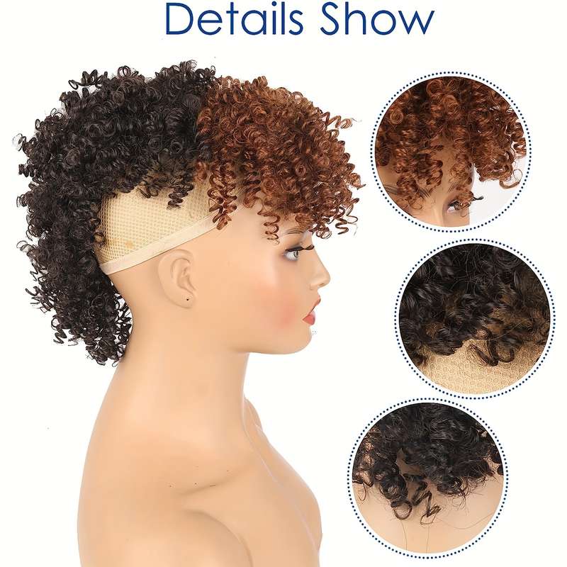 1Pc 1B 30.48cm Fashion Design Wig