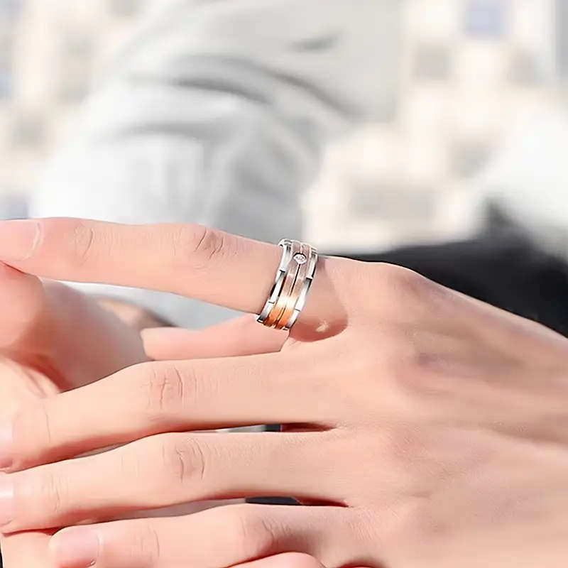 Men's 8mm Wide Titanium Ring