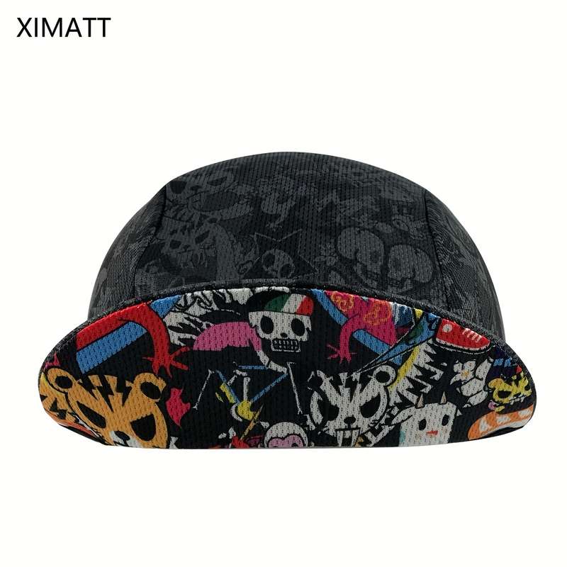 1pc XIMATT Retro Cycling Cap Animal Print Breathable Sport Hat for Men Women Quick Drying M