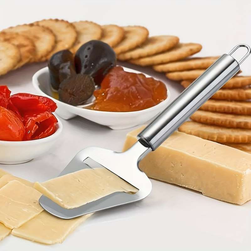 1pc Cheese Slicer Stainless Steel Cheese Slicer Multifunctional Cheese Slicer with 4 Blades