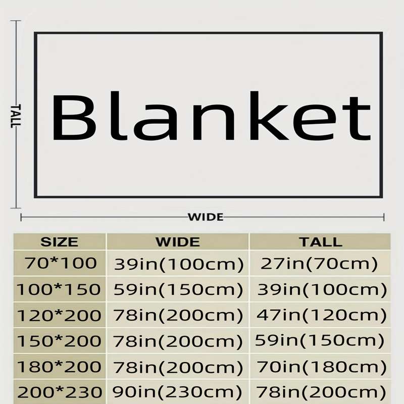 1ps Blanket Color Coffee Color size 100x150cm