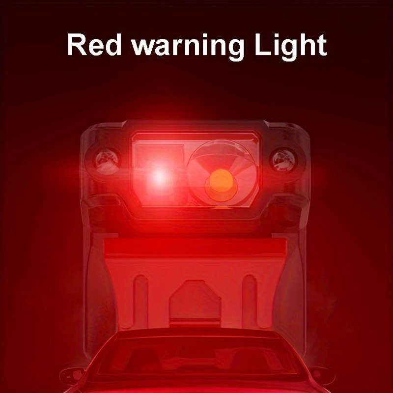 1pc of Smiling Shark 2-IN-1 LED Flashlight And Headlight, an Ultra-Bright Mini Hands-Free LED Clip-O