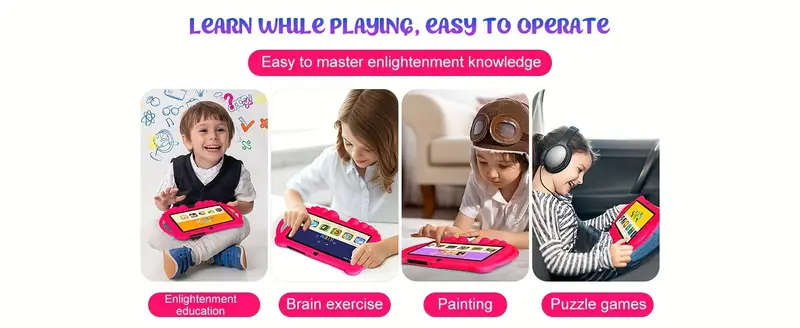 7 inch   tablet for   11 0 32gb rom 2gb for   eye protection screen     shockproof case usb type c charging 2 4g wifi educational apps games it 701a details 2