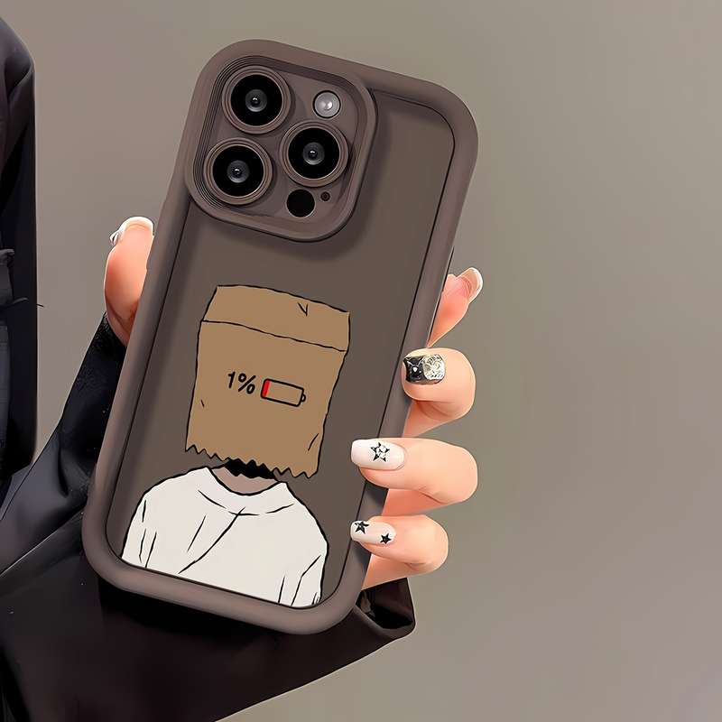 1pc Dark Brown For Samsung Galaxy A35 Phone Cases
