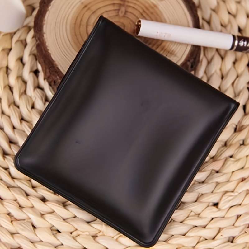 1pc Portable Ash Bag Portable Pocket Ashtray Outdoor Smoking Tray