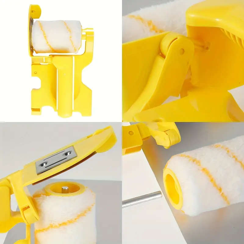 1pc Clean Paint Roller Brush Edger Roller Tool For Home Painting Multifunctional Color Separation An