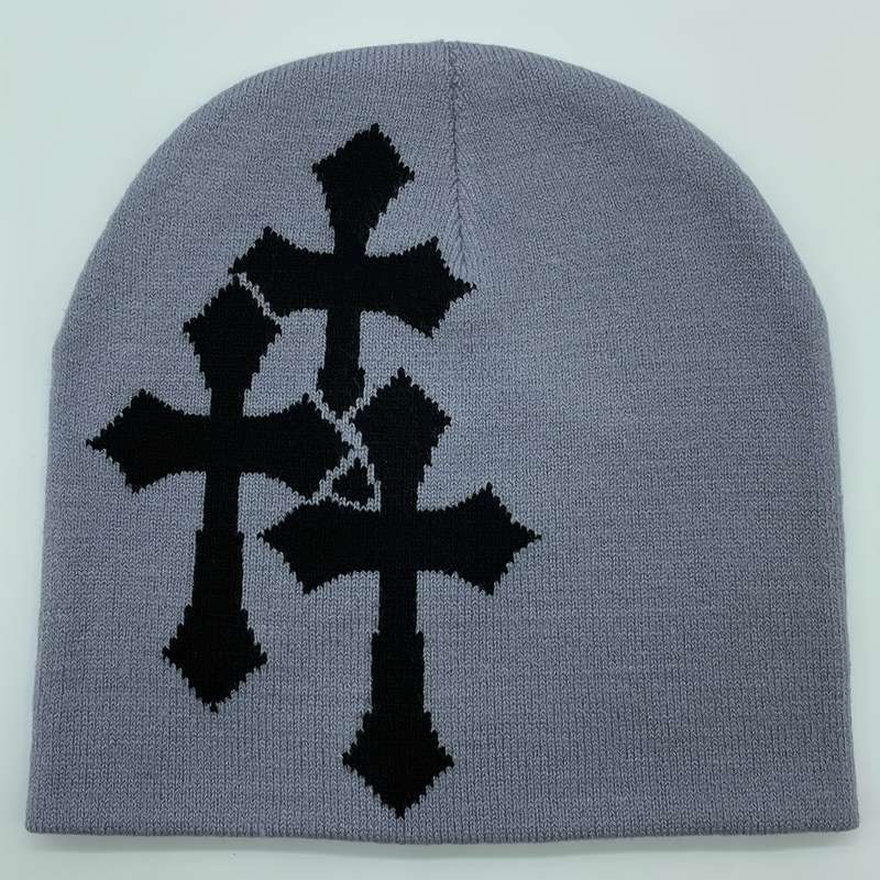 1pc Fashionable Casual Warm Knitted Hat Suitable For Outdoor Cycling Camping Travel