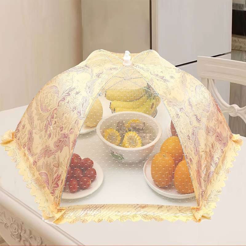 1pc Food Cover Mesh Food Cover Kitchen Dustproof Mesh Food Cover Food Covers For Outdoors