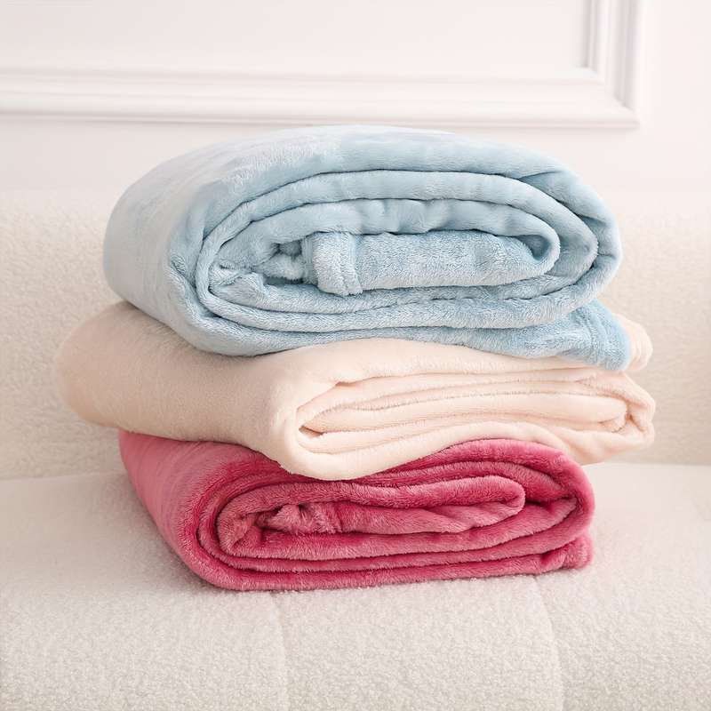 1ps Blanket Color Beige Color size 150x200cm