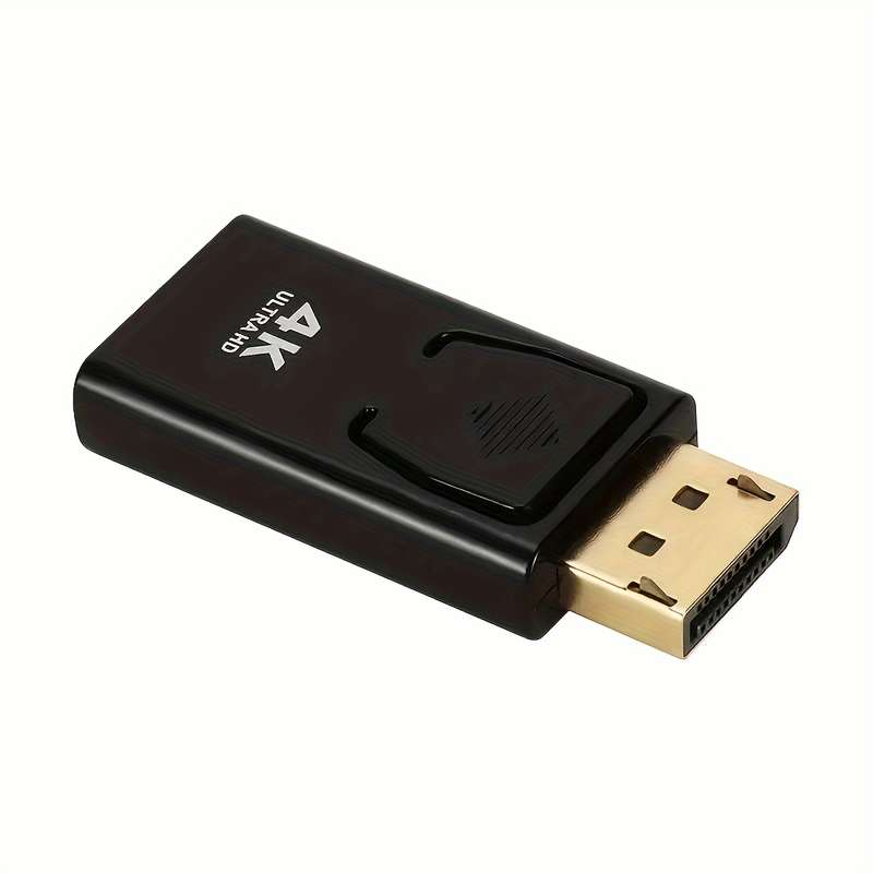 1pc GVKL DisplayPort to HDTV Adapter Cable Male to Female USB-Powered Glossy Finish Suppo