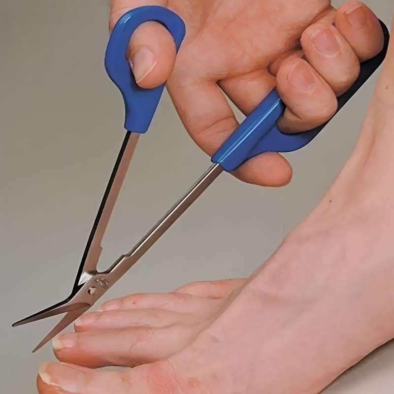 1pc Toenail Scissors Toe Nail Clippers For Thick Toenails Long Handled-Toenail Scissors Precisi