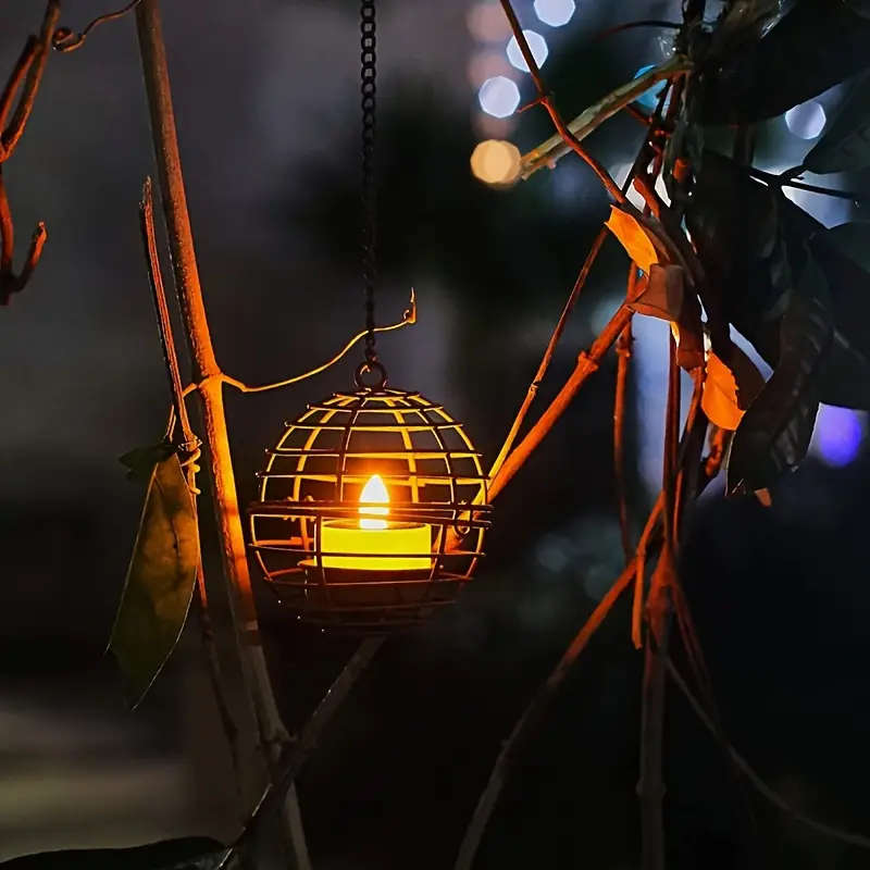 6pcs White Solar Candle Lights