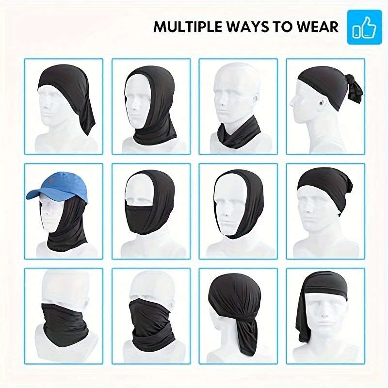 1pc Outdoor Sports Cycling Mountaineering Windproof Dustproof Multifunctional Mask Neck Gaiter