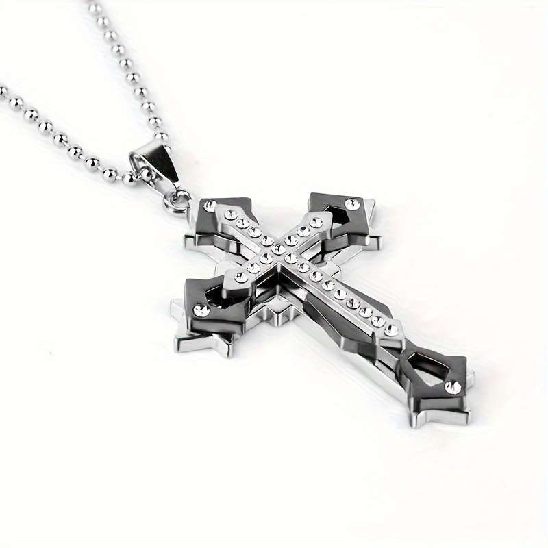 1 Piece Black Jesus Theme Pendant