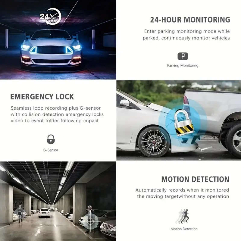 1080P Car 3 in 1 Dash Cam