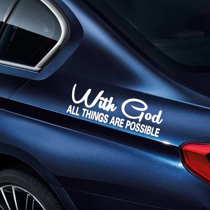 1pc Black Jesus Christian Themed Stickers