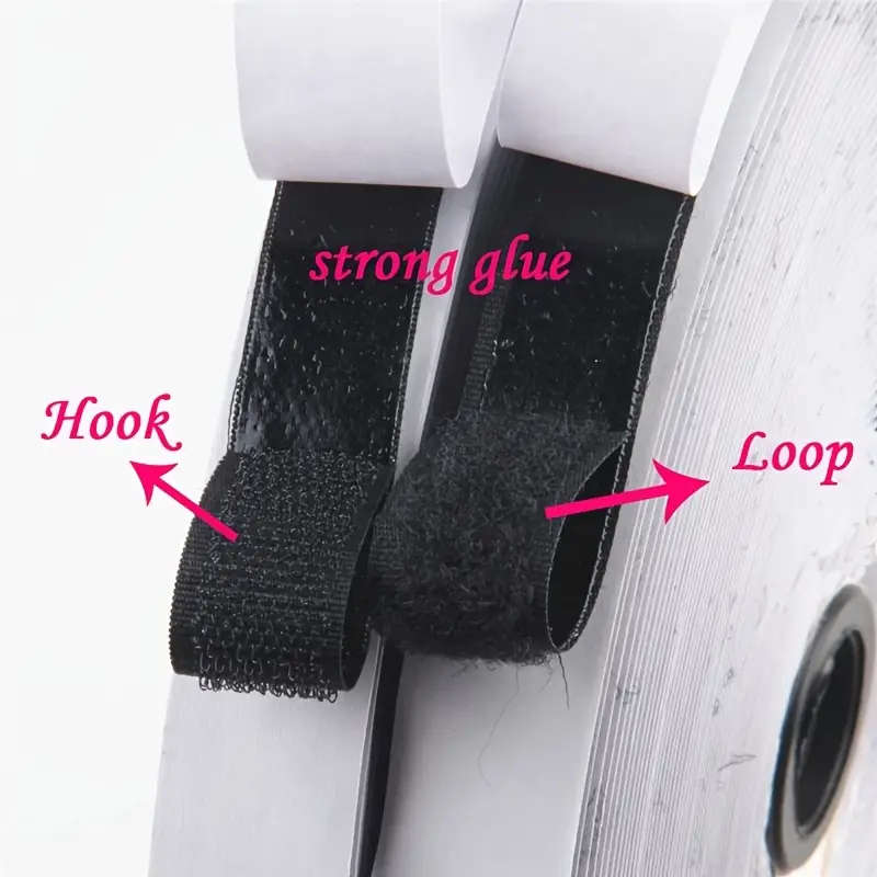 1 Roll Of Strong Self-Adhesive Hook And Loop