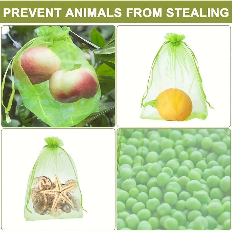 100 Breathable Fruit Protection Bags