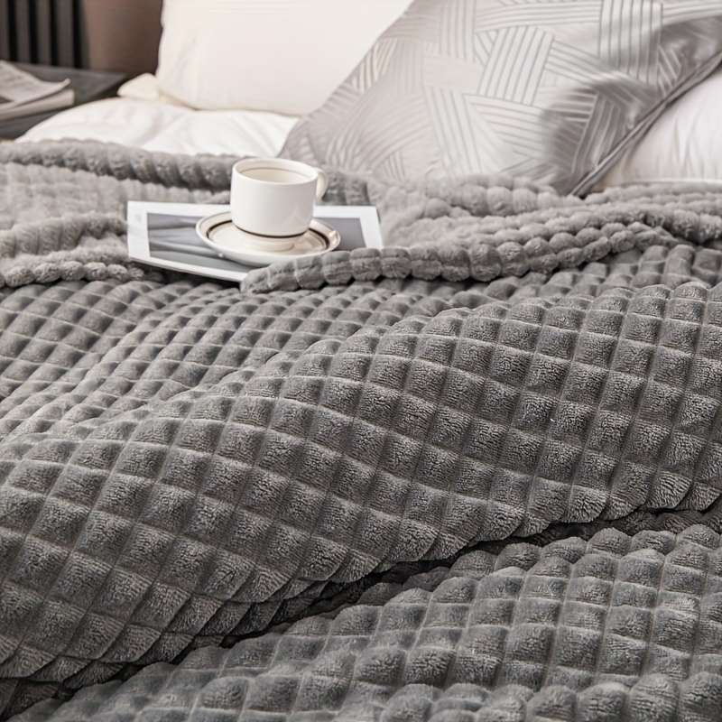 1ps Blanket Color Light Grey size 230x200CM