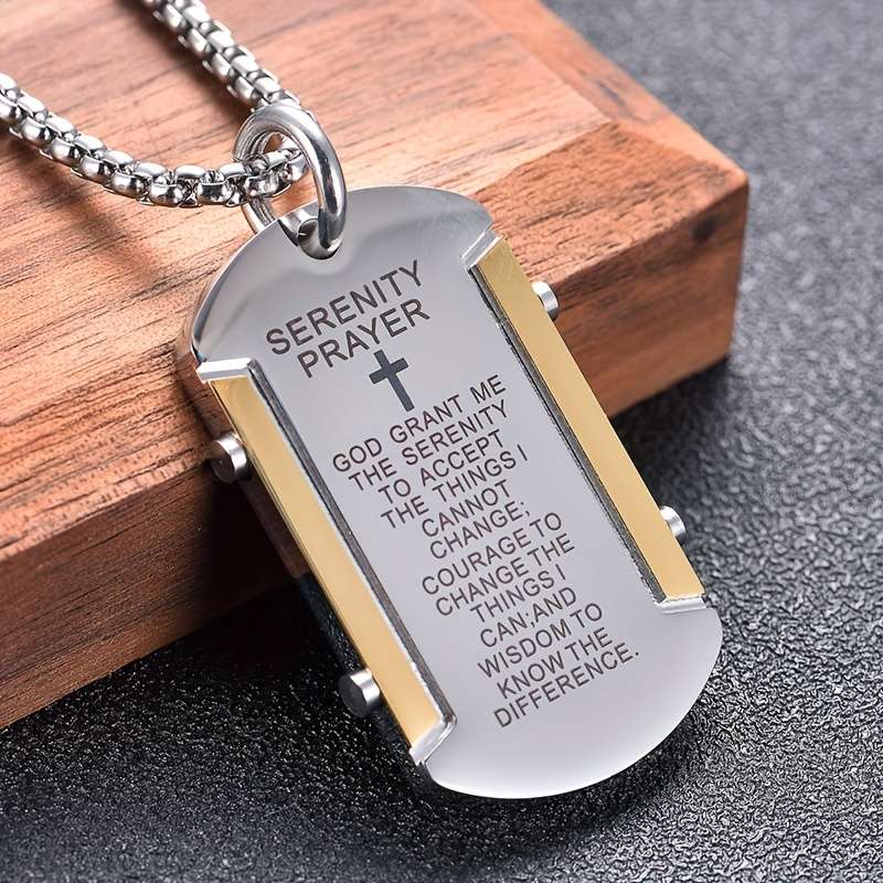 1 Piece Black Pendant Add Chain 60CM Jesus Theme Pendant