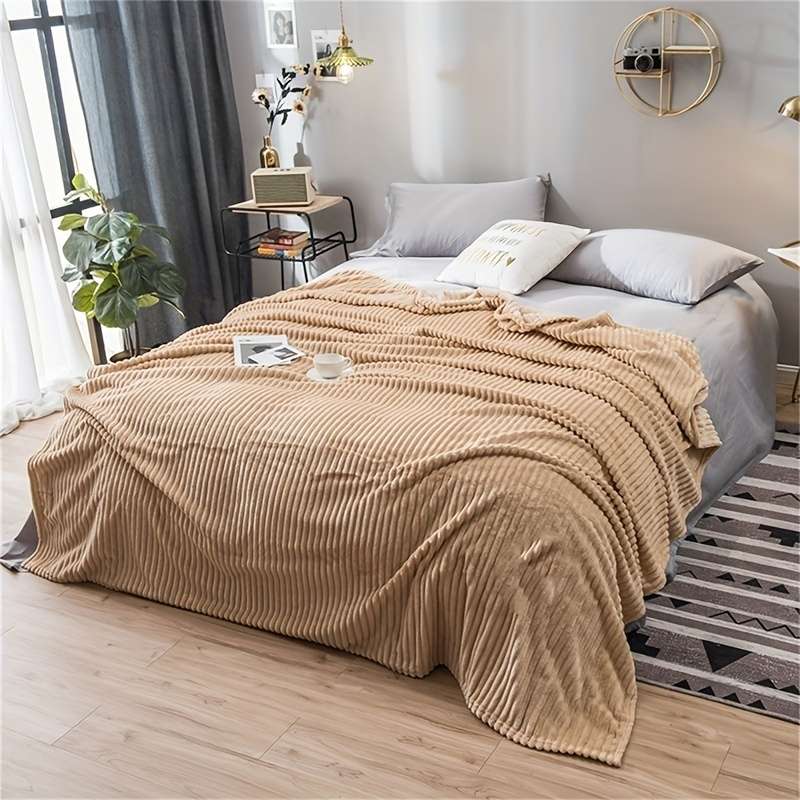 1ps Blanket Color Coffee Color size 100x150cm