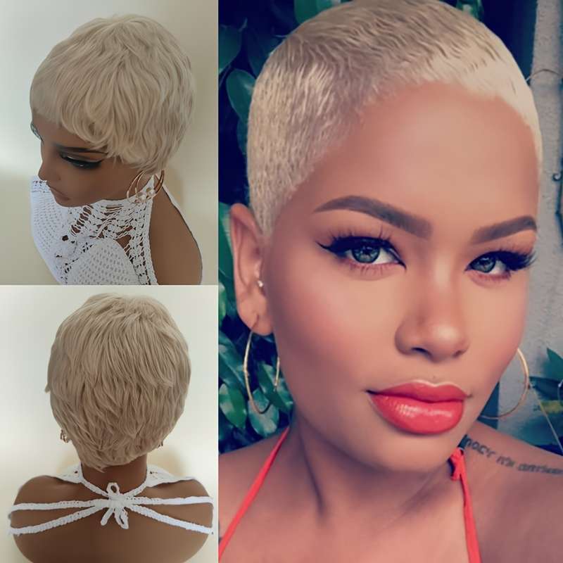 1Pc Black 10.16cm Fashion Design Wig