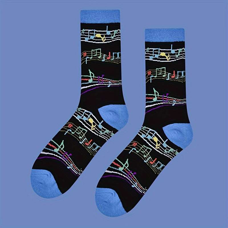 1 Pair Polychrome One Size Socks