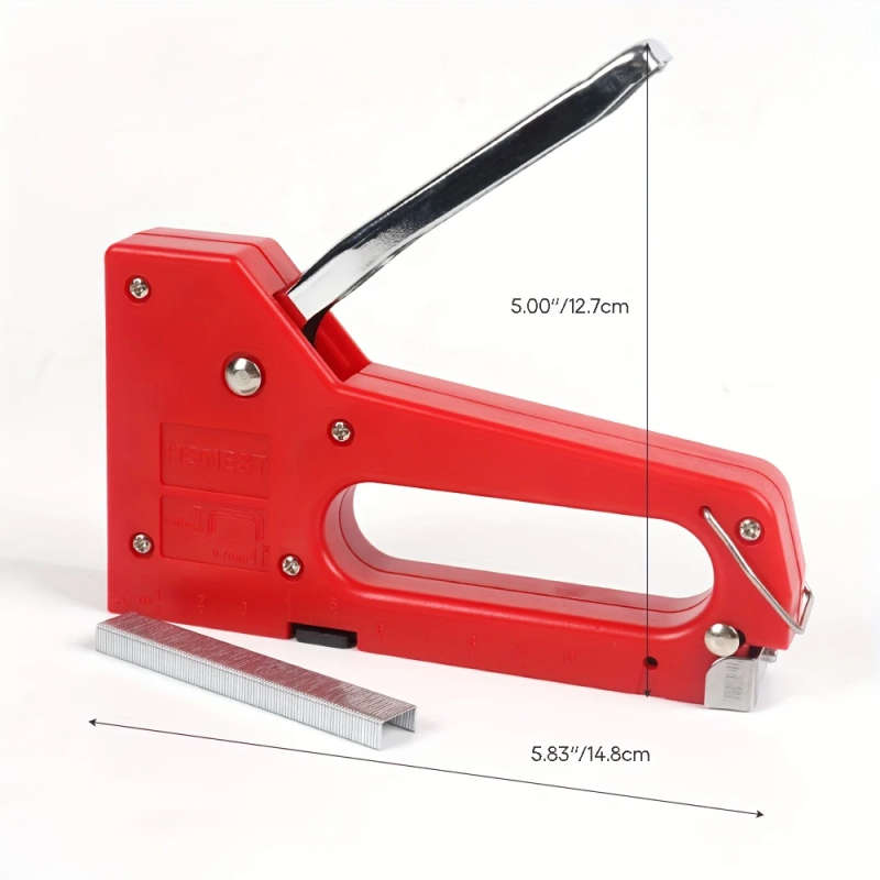 1pc Staple Gun Kit with Staples Adapt to 4-8mm Length Staples for DIY Furniture Upholstery Woodworki
