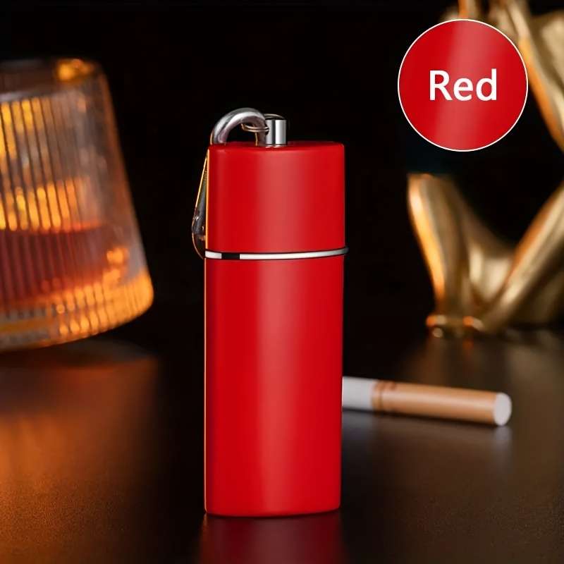 1pc Portable Men's And Women's Ashtray Pendant Key Chain Pocket Ashtray Outdoor Travel Portable Ash