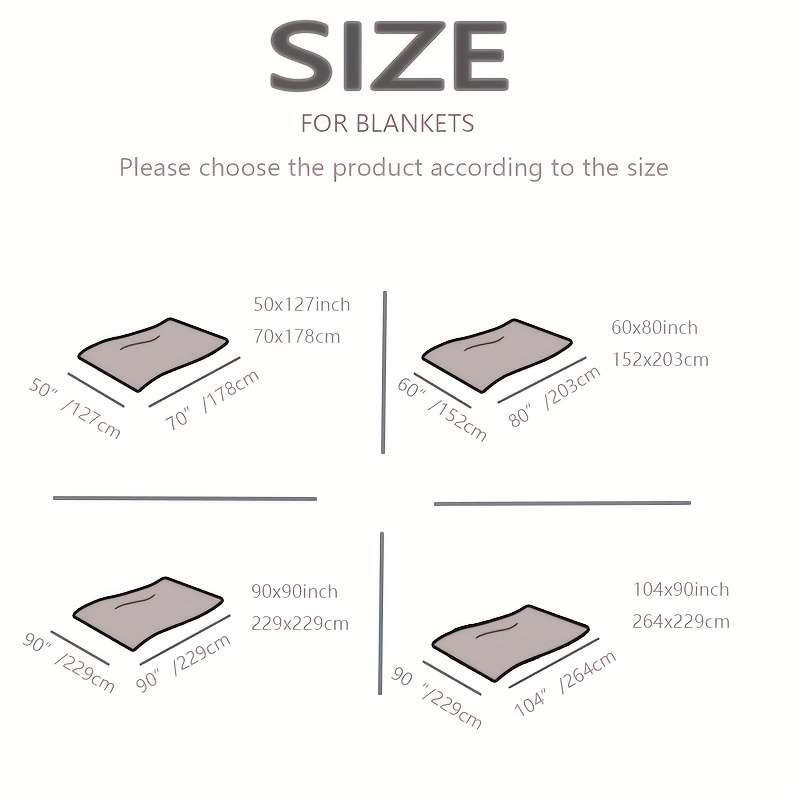 1ps Blanket Color Gray size FULL 152X203CM