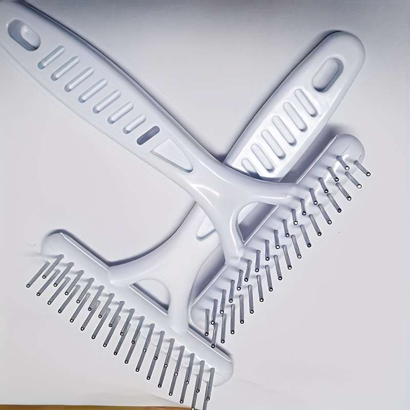 1pc Double Row Knotting Comb Pet Comb
