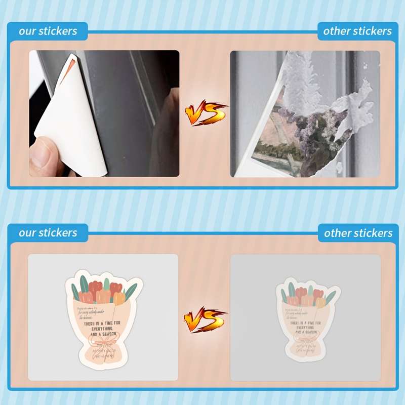 50pcs Bible Verses Stickers Jesus Christian Themed Stickers