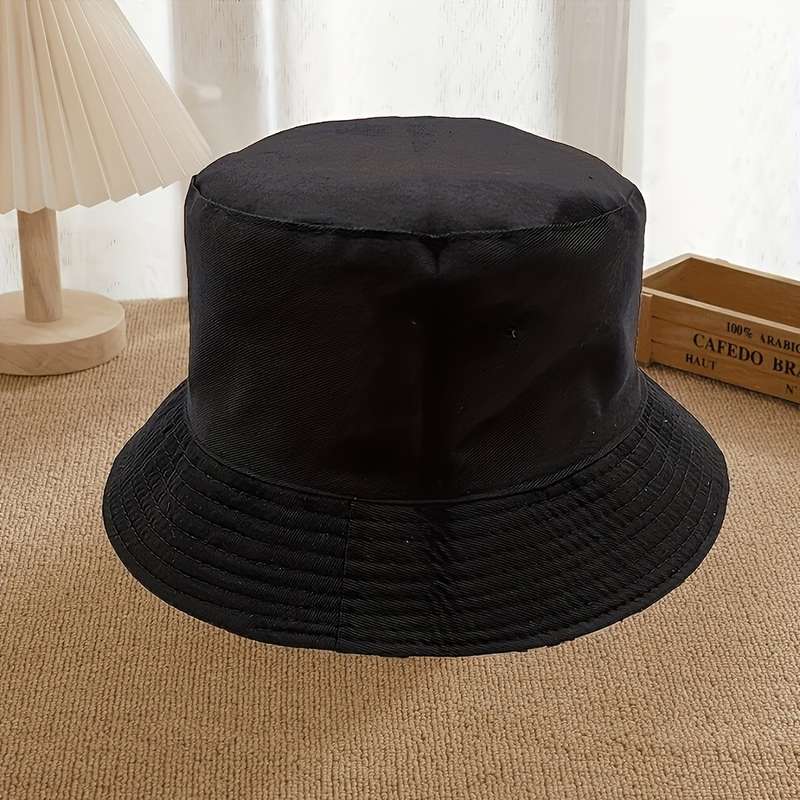 1pc Mushroom Print Bucket Hat Lightweight Breathable Polyester Fisherman Cap for Outdoor Adventu