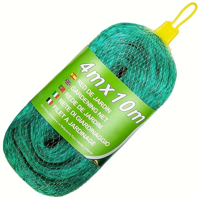 1pc 4x10m Garden Netting Green Anti Bird Protection Net Mesh Protect Seedlings Plants Flowers Fruit