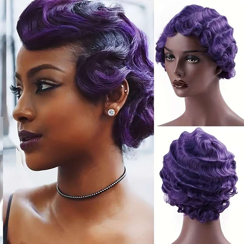 1Pc Orange 10.16cm Fashion Design Wig