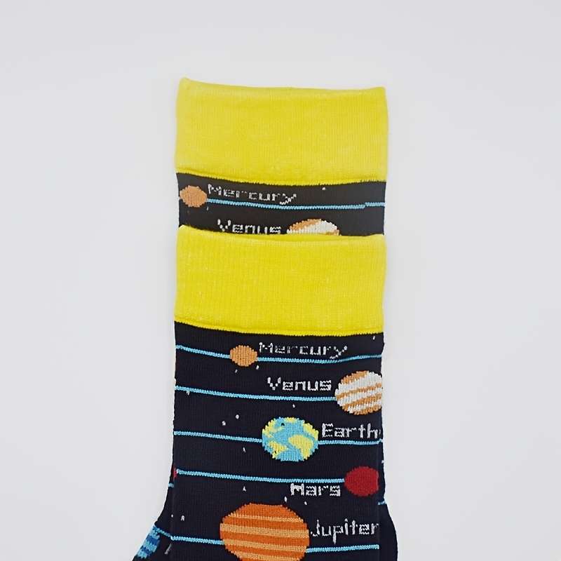 1 Pair Mixed Color One Size Socks