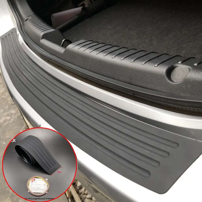 1pc Automotive General Trunk Protection Bar Bumper Anti-collision Anti-rub Tail Door Decorative Bar
