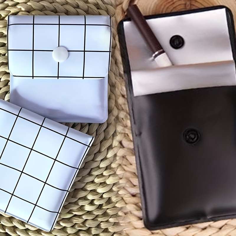 1pc Portable Ash Bag Portable Pocket Ashtray Outdoor Smoking Tray