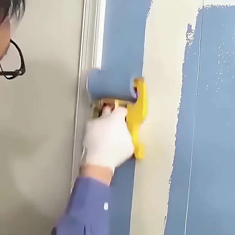 1pc Clean Paint Roller Brush Edger Roller Tool For Home Painting Multifunctional Color Separation An