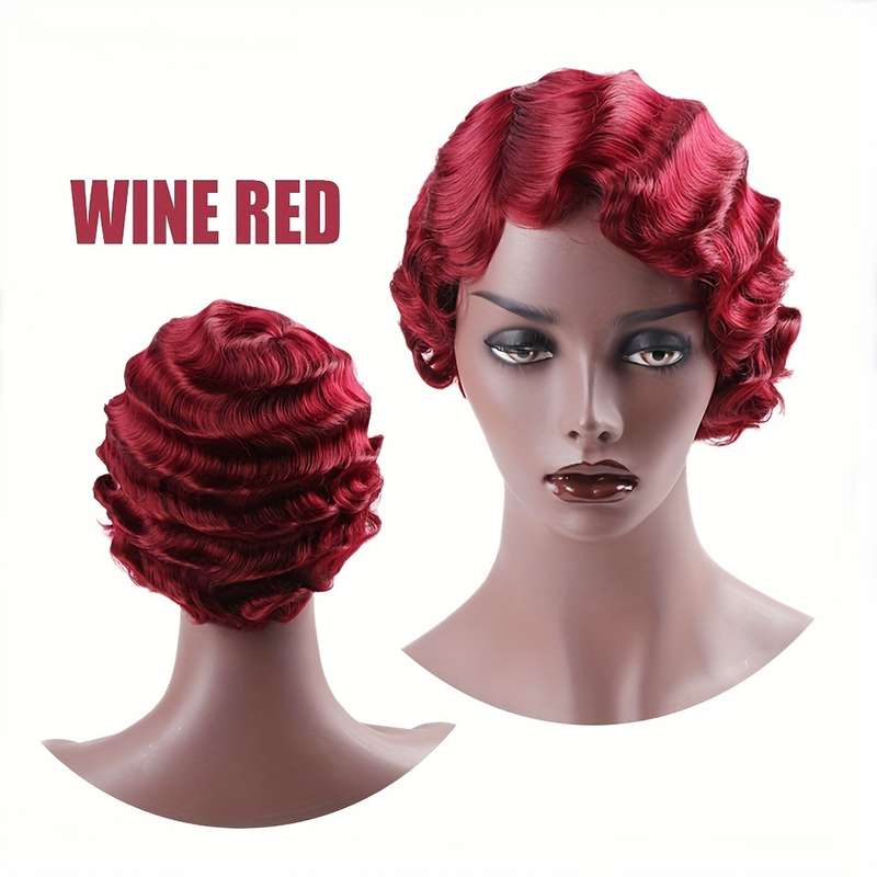 1Pc Orange 10.16cm Fashion Design Wig
