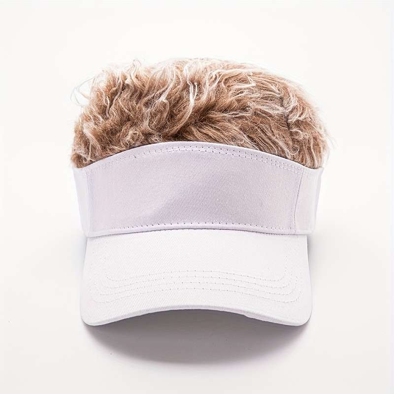 1pc Hip-Hop Style Baseball Cap with Fluffy Brim Deep Top Small Face Design for Sun Protection