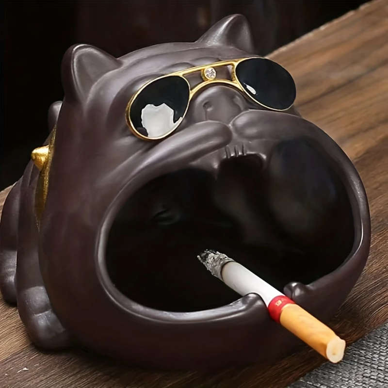1pc Dog Ashtray Cross Border Creative Personality Cartoon Design Indoor Outdoor Use Perfect for Home
