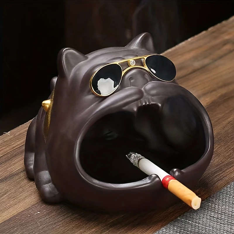 1pc Dog Ashtray Cross Border Creative Personality Cartoon Design Indoor Outdoor Use Perfect for Home
