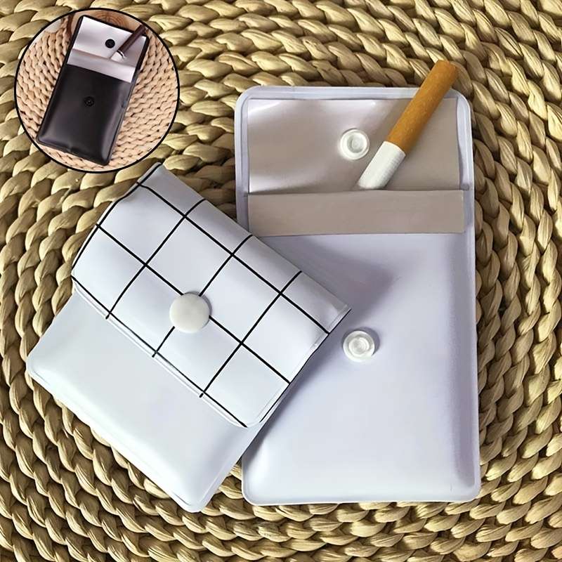 1pc Portable Ash Bag Portable Pocket Ashtray Outdoor Smoking Tray