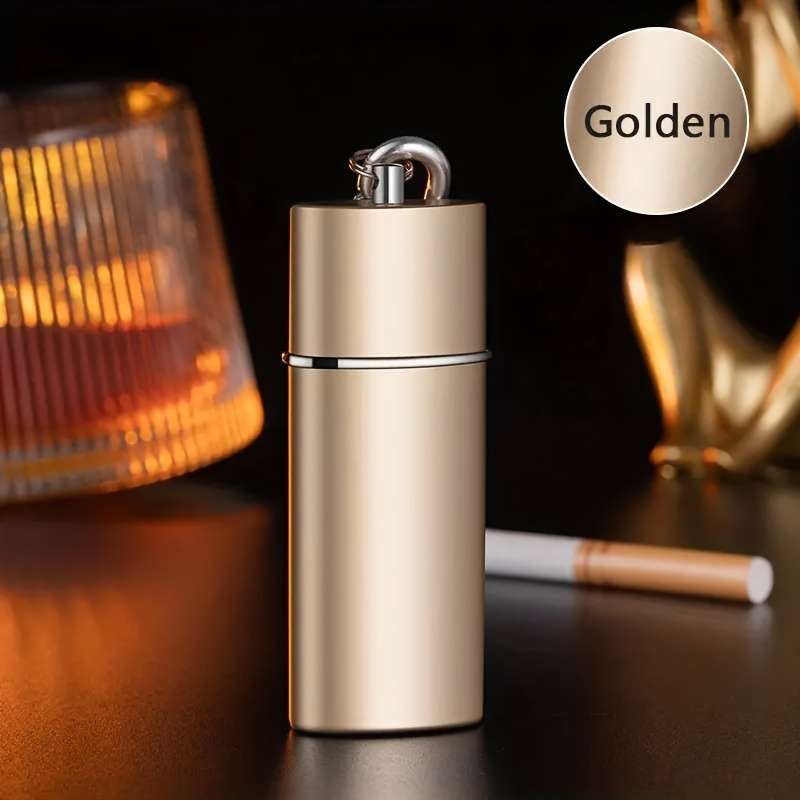 1pc Portable Men's And Women's Ashtray Pendant Key Chain Pocket Ashtray Outdoor Travel Portable Ash