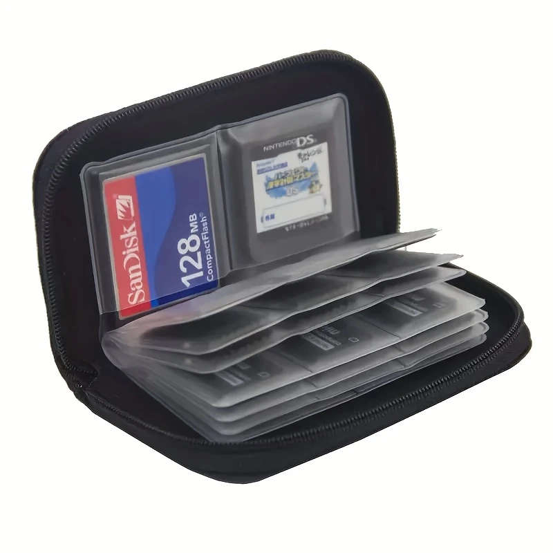 1 Portable Multi-function PVC Camera Card Storage Bag