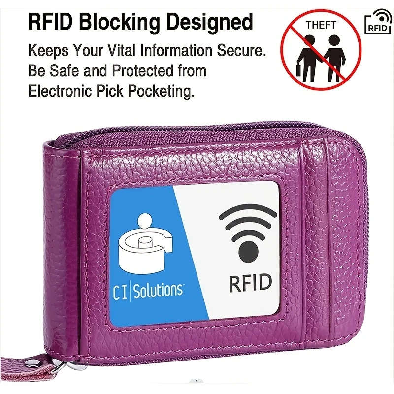 Zippered Credit Card Holder